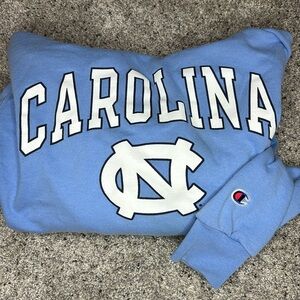 Champion - Arched Carolina Logo Hoodie